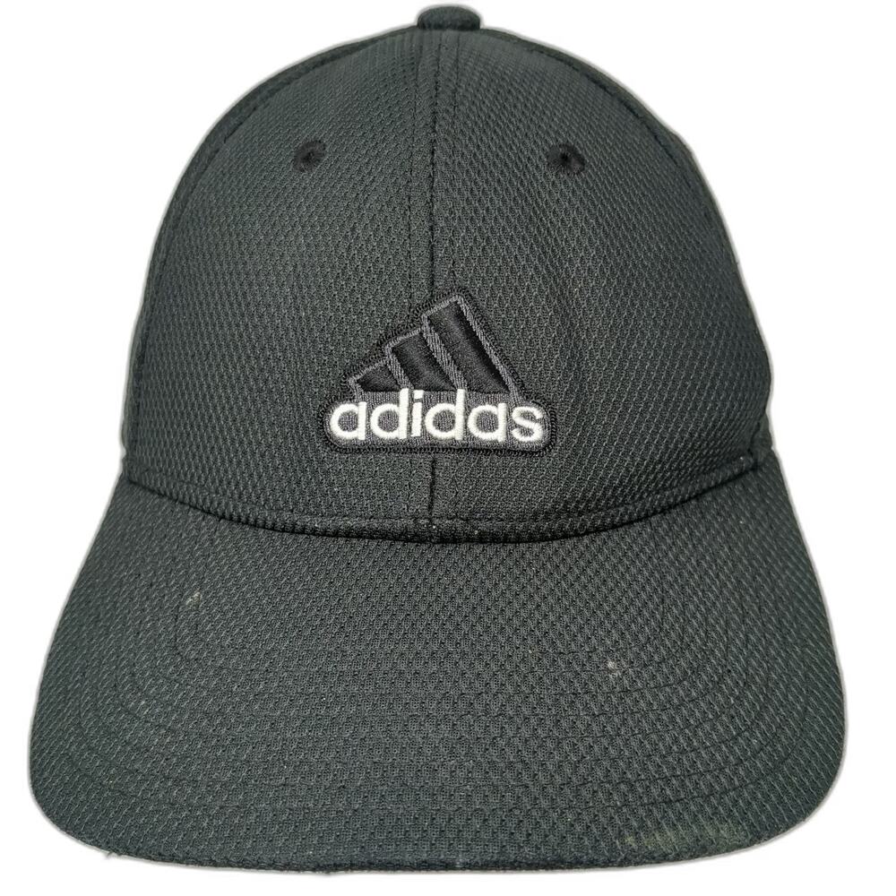 Adidas Baseball Cap Black One Size Performance Mesh Climalite Athletic Hat